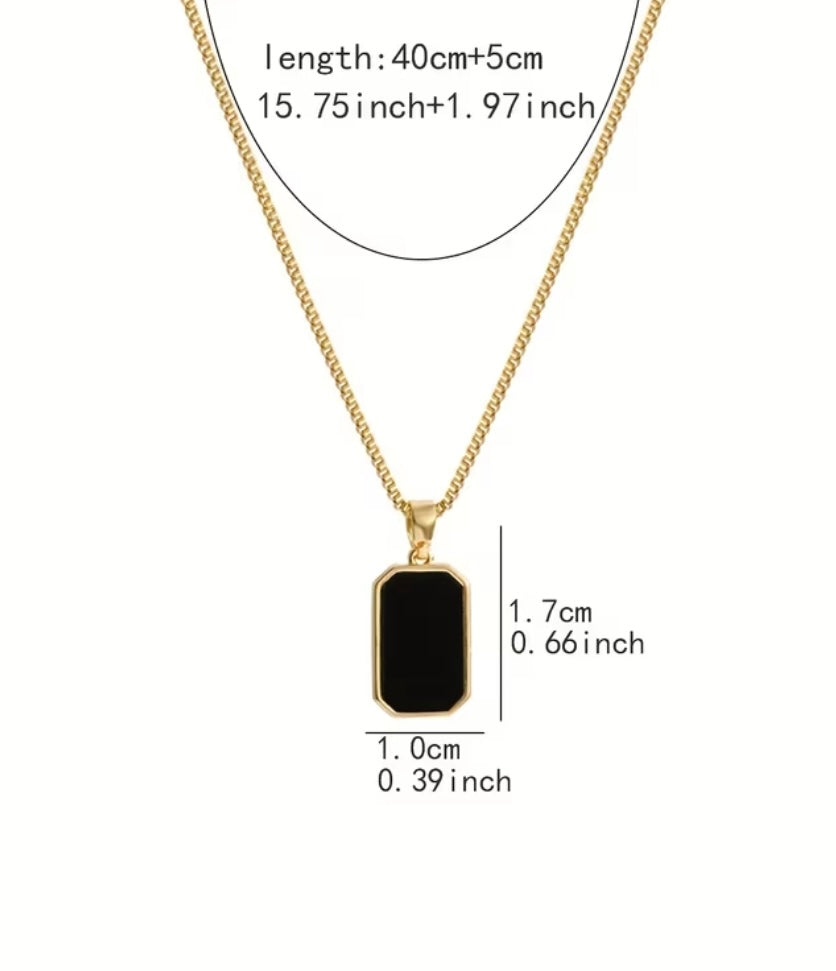 Geometric Pendant Necklace🦋✨
